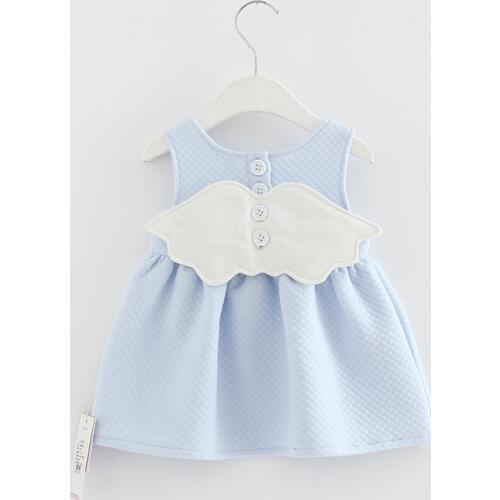 2021 Baby Angel Feathers Party Dress Princess Kids Children Infant Baby Dresses Baby Girls Dresses Newborn Baby Clothes 4 color