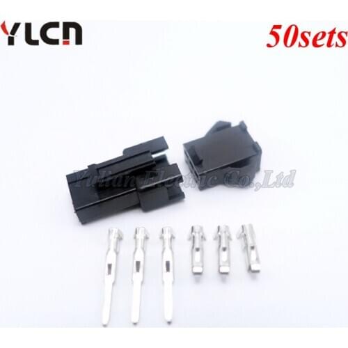 50sets High Quality Connector SM 5Pin Pitch 2.54MM Female and Male Housing + Terminals SM-5P SM-5R JST 2.54MM SM2.54