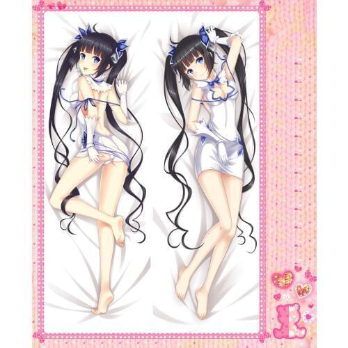Anime Cartoon Dungeon ni Deai o Motomeru no wa Machigatte Iru Darouka Bolster Hugging Pillow Case Cover Pillowcase No.56030