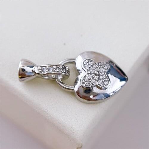 Free Shipping 18k Real Gold Plated Pearl Bracelet Clasp Beads High Quality for DIY Jewelry Making Fastening Findings Accessories