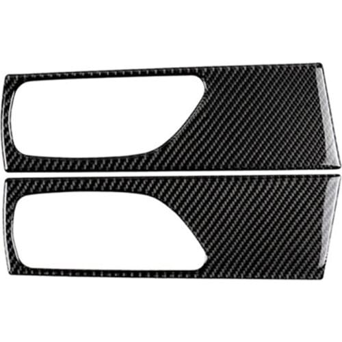 For LEXUS IS250 IS350 2014-2019 Car Styling Carbon Fiber Sticker Interior Rear Door Handle Cover Trim Decals Stickers