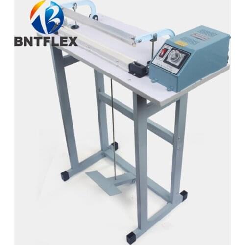 Electric 220v 1ph Foot Pedal impulse Plastic bag sealer heat sealing machine package shrinking for sood electric beverage use