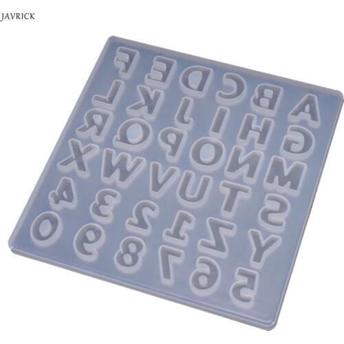 Epoxy Resin Digital Letter Mold Decoration Silicone Molds DIY Crafts Making Accessories