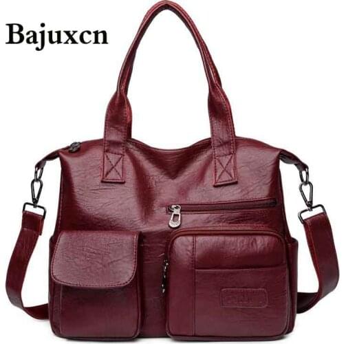 Hot sale large womens bag large capacity shoulder bags high quality PU leather shoulder bags ladies wild bags sac a main femme