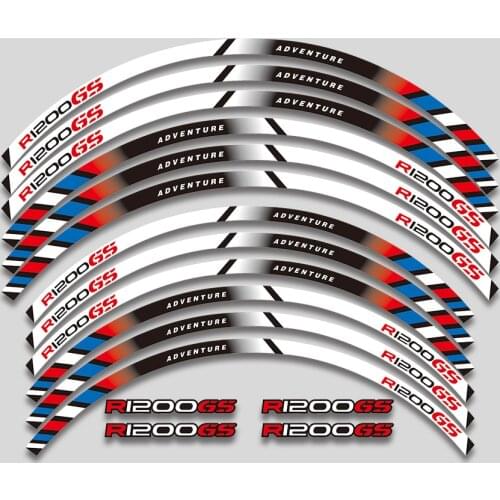 Hot Sell Motorcycle reflective wheel stickers and decals moto tire film border sticker For BMW R1200GS gs r1200 R1200 gs