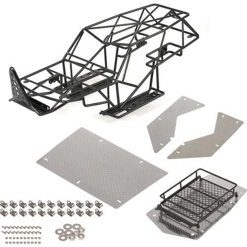 Metal Roll Cage Chassis Frame RC Car Body for 1/10 Axial Wraith AX90018 90020 RC Car Rock DIY Crawler Racer Climbing Truck Parts