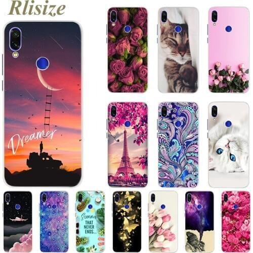 Soft TPU Case for Xiaomi Redmi Note 7 Back Cover Phone Case for Xiaomi Redmi Note 7 Note7 Coque Cute Patterned Shockproof Bumper
