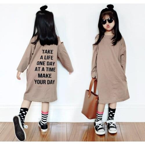 Autumn Mother Daughter Dresses Fashion Letter Print Strapless Long Dress For Mom And Daughter Family Matching Outfits Clothes