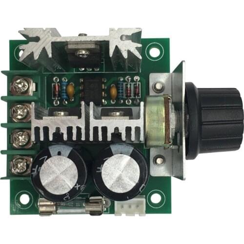 DC 12V 24V 30V 40V 13KHZ Auto PWM DC Motor Speed Regulator Board Governor Speed Controller Switch 10A 50V 1000uF 0.01-400W