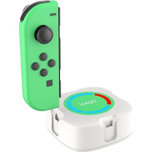 Charging Stand LED Charging Dock Station Charger Cradle Holder Animal Crossing Base for Nintend NS Switch 4 Joy Controller Pad