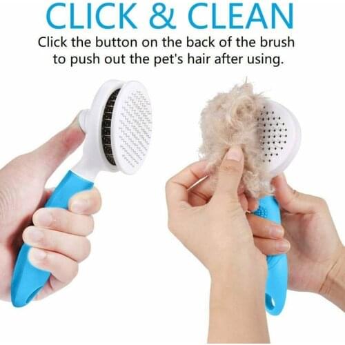 Dogs Cats Brush 3in1 Set Of Combs In Short And Long Hair Fur Comb Demelt Stainless Steel + ABS Pet Supplies