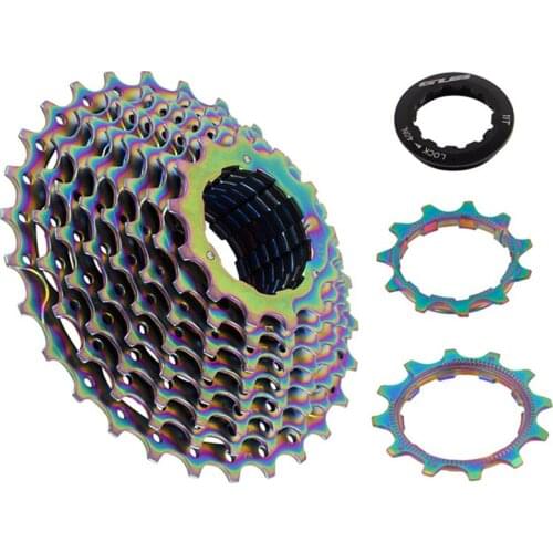 Sports 10S Speed 28T MTB Bicycle Freewheel GUB RS1028 Separate Ultralight Aluminum Alloy Cassette Free Wheel Bracket Sprocket