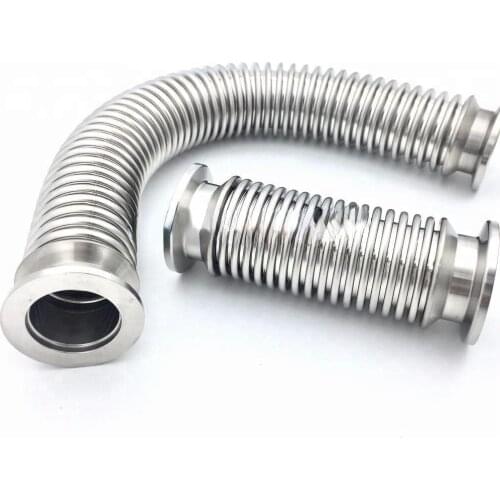 SS304 standard vacuum KF16 25 40 50 pipe fittings bellow hose