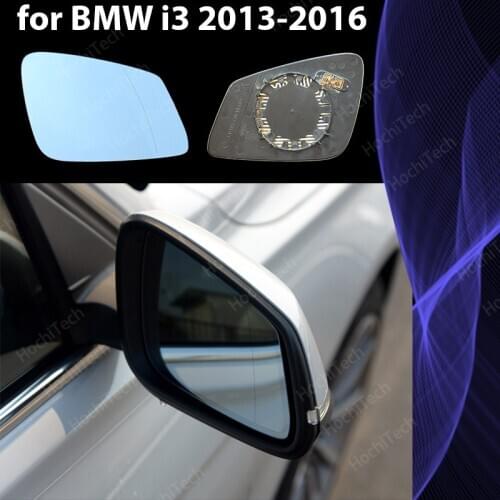 1pcs Electric Wing Left & Right Mirror Glass for BMW 3 series F30 F31 F34 318d 320d 320i 328i 335i 2011-2016 Blue Heated