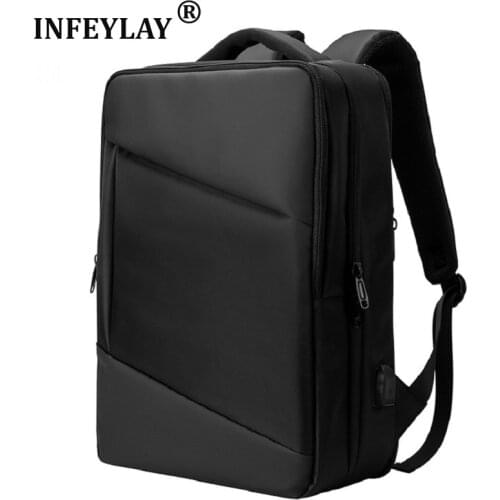 Extended Men backpack waterproof Business Laptop Backpack USB charging school Backpack travel Large capacity outdoor Backpack