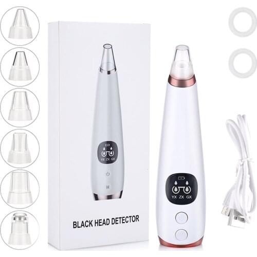 USB Electric Blackhead Remover Face Pore Vacuum Skin Care Acne Pore Cleaner Pimple Removal Skin Facial Pore Cleaner Machine