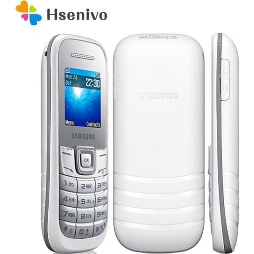 Samsung E1200 Pusha Refurbished-Original unlocked cellphone 1.5 inch one sim card Loudspeaker 800 mAh Battery