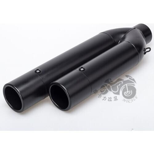 Motorcycle exhaust pipe muffler double exhaust double outlet double pipe CNC exhaust Z900 NINJIA650 R3 CBR300