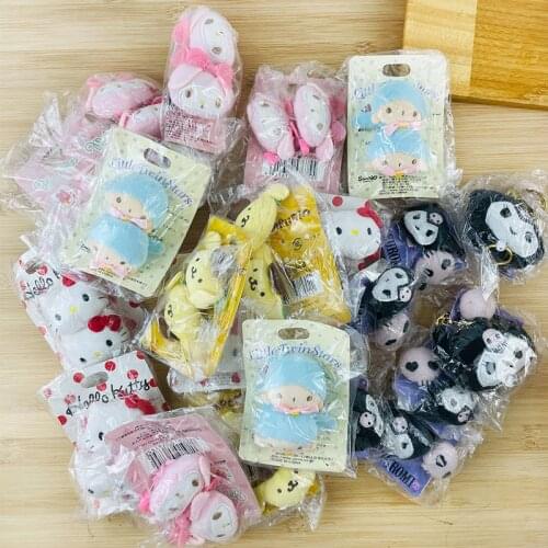 Cartoon Cute Big Ear Dog Cat Plush Hair Rope Hair Accessories Plush Brooch Women Plush Toys