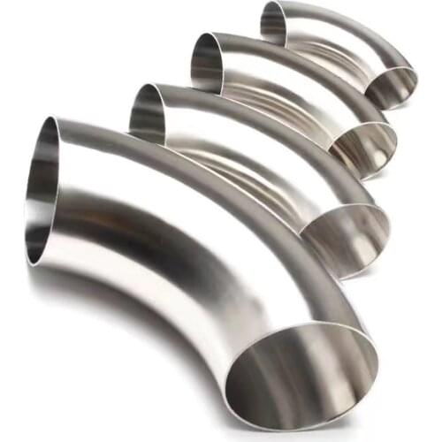 12.7mm-102mm 304 stainless steel health grade 90 degree elbow welding type joint elbow food grade 90 degree elbow