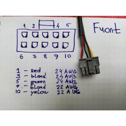 2M 200CM 10P 24AWG Micro-Fit Connector System Molex 430251000 Dual Row 10 Circuits Micro Fit 3.0 Cable POWER Extension WIRE