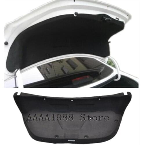 2010 2011 2012 2013 2014 2015 for Hyundai Solaris Verna Car Styling Car Trunk Soundproof Cotton Mat Sticker Protection 1Pcs/Set