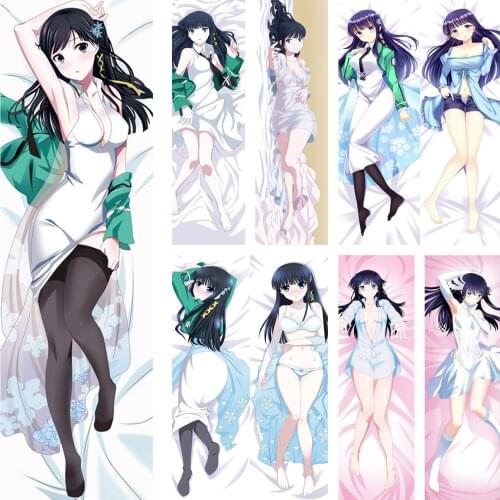 Anime Mahouka Koukou no Rettousei characters sexy girl Shiba Miyuki otaku Dakimakura throw pillow cover Hugging Body pillowcase