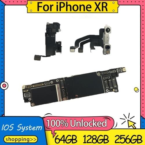 LTE 4G network Motherboard For iPhone XR logic main board with no Face ID Logic Board Motherboard with latest version