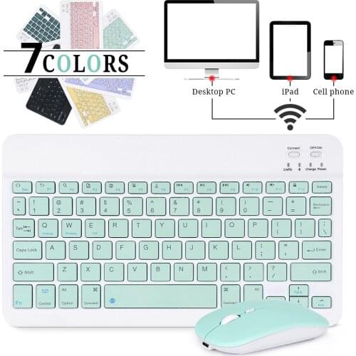 Mini Wireless Keyboard Bluetooth Keyboard For ipad Phone Tablet For iPad Bluetooth Keyboard and Mouse For Samsung Xiaomi Android