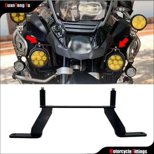 For BMW R1200GS R1250GS R1250Adventure R 1200GS GSA 2019-2021 Motorcycle LED Lights Bracket Auxiliary Lights Fog Lights Brackets