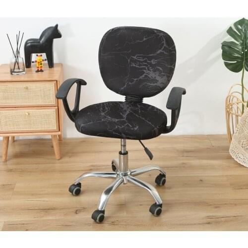 Stretch office computer chair cover slipcovers for chair protector chair cover elastic solid printed stretch chair cover