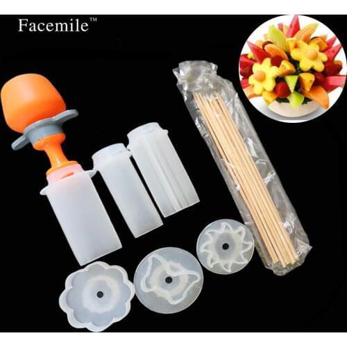 Facemile Kitchen Plastic Model Cooking Fruits Slicers Vegetables Tools Carve Patterns Device Veggie Cutter Gift Tools 52057