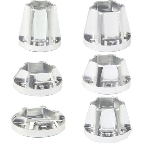 Hot sale Aluminum alloy wheel 12mm hexagonal wheel lengthened coupling for 1/10 RC track 1.9, 2.2 axial rim SCX10 TRX4 D90