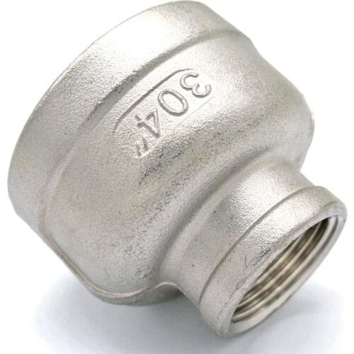 3/4" BSP to 1-1/2" BSP Female Thread 304 Stainless Steeel Concentric Reducer Connector Pipe Fitting water air oil