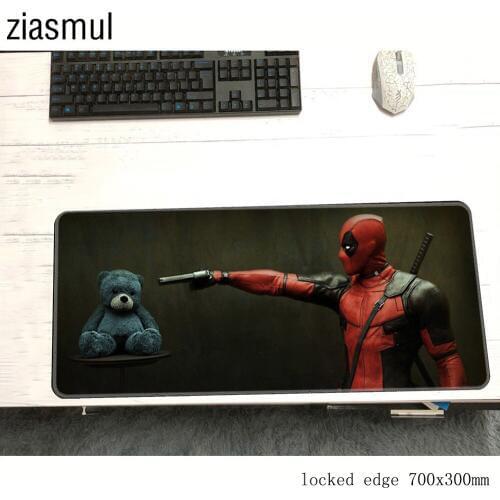 Deadpool padmouse 700x300x2mm pad to mouse notbook computer mousepad New arrival gaming mouse pad gamer to laptop mouse mats