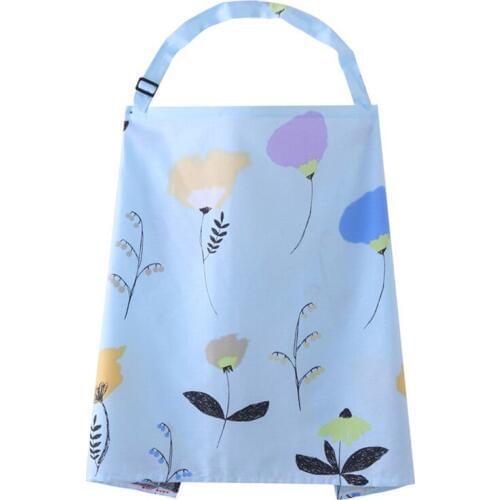 Postpartum Nursing Cover Portable Breastfeeding Cover Baby Car Seat Cover Cotton Muslin Nursing Cape Multi Function Baby Blanket