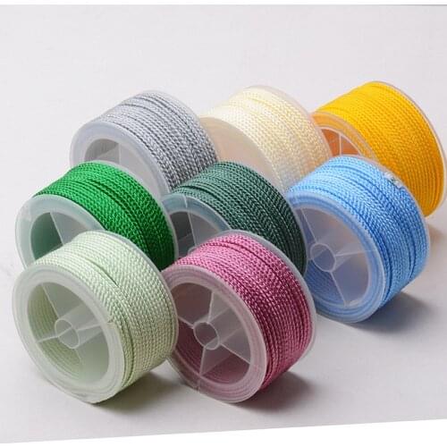 10M 2mm Nylon Cord Thread Macrame Cord Bracelet Braided String DIY Beading Jewelry Making