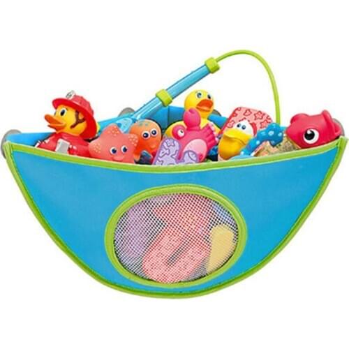 New Kids Waterproof Corner Bath Toy Hanging Organizer Storage Basket Containers Bags Home Accessories Supplies Products HG0045