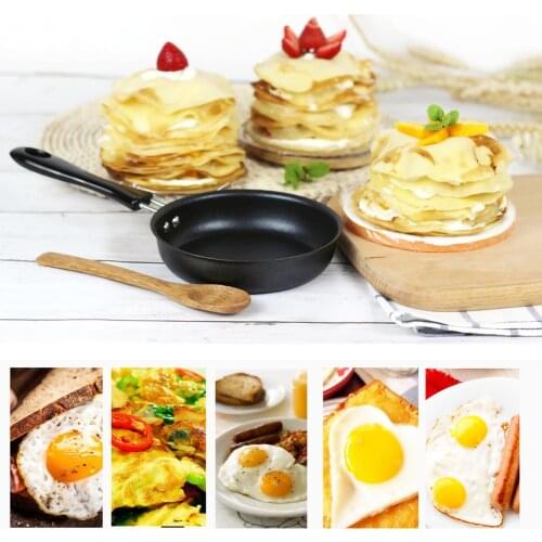 Portable Omelette Mini Frying Pan Poached Egg Household Small Nonstick Frying Pan Kitchen Cooker For Home Breakfast Kitchen Tool
