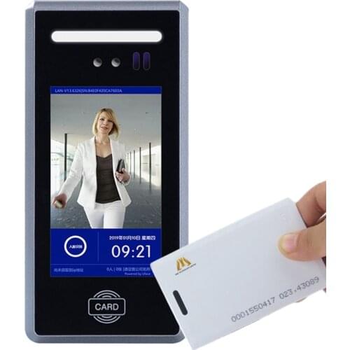 New Arrival Facial Recognition Time Attendance System MD18 Dynamic Face Access Control With 125KHz RFID Card Free Software