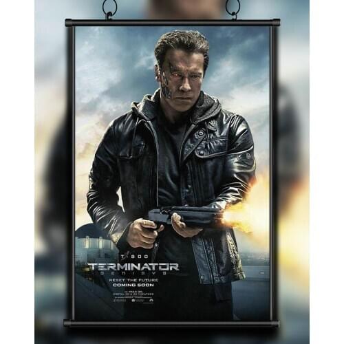 A76 Silk Poster Home Decoration Terminator Genisys Arnold Schwarzenegger Movie Wall Art Christmas Gift