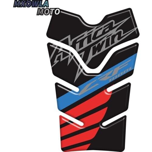 For HONDA Africa Twin CRF1000L CRF1000 F CRF 1000L 2016-2018 3D Reflective Raised Fuel Tank Pad Applique Decal Sticker