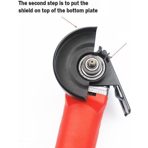 Angle Grinder Base Bracket Adjustable Protector Shield Balance Holder Wheel Guard Woodwoking Tools 11 X 7 X 5 Cm