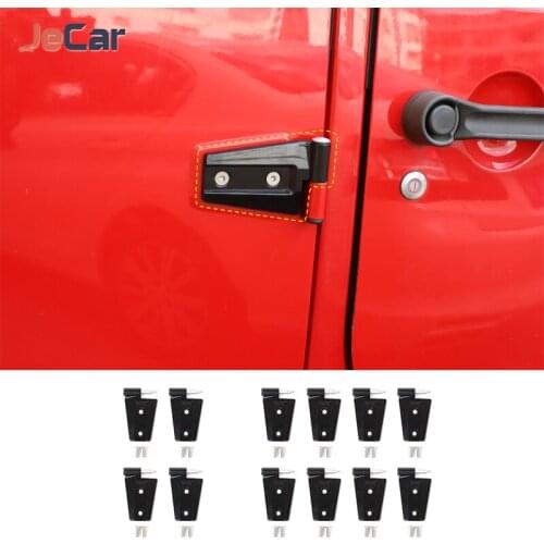 Car Door Hinge Car Protection Trim Fit For For Jeep Wrangler JK 2007-2017 Car Exterior Accessories