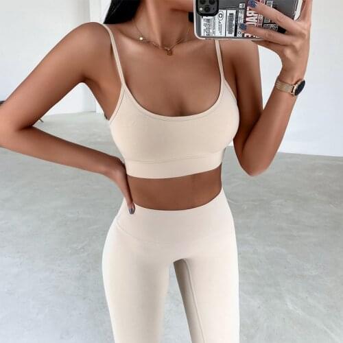 Mermaid Curve 2021 New Fabric Nylon Breathable Women Yoga Tops Bra Solid Color Sports Wear Outdoor strapless Exercise Tank