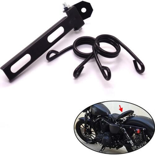 ZORBYZ Motorcycle Black 3" Metal Springs Bracket Mounting Kit For Harley Honda Kawasaki Chopper Custom