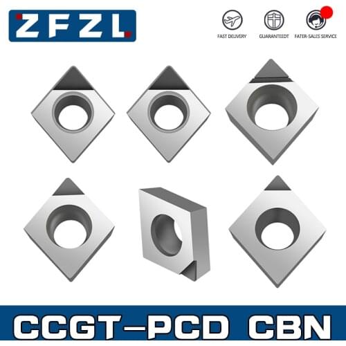 1pc CCGT PCD CBN diamond lathe cutter CCGT060202 CCGT060204 CCGT060208 CCGT09T302 CCGT09T304 CCGT09T308 CCGT120402 CCGT120404