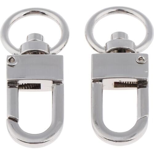 2x Alloy Swivel Snap Hook Multi-purpose Home Garden Fish Boating Pets Camp