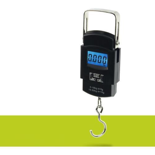 50kg * 10g Mini Digital Hanging Luggage Scale Weight Scale Portable LCD Electronic Weighing Scales