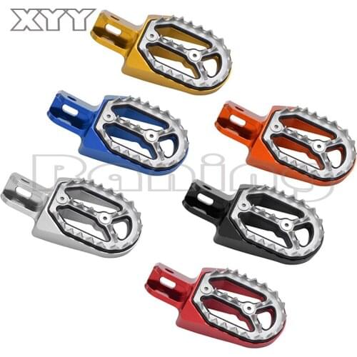 Aluminum CNC Motocross Dirt Pit Bike Foot Peg Pedal Footpegs Footrest For Honda CRF230 CRF230F CRF 230 2003 - 2017 2004 2005
